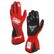 Guanti da gara omologati FIA OMP ONE EVO X (cuciture esterne), rosso