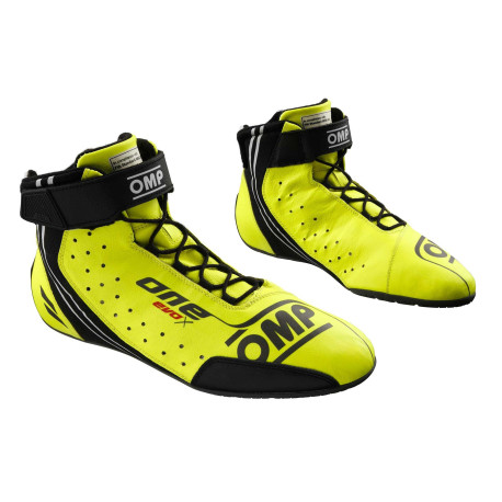 Scarpe Scarpe da corsa omologate FIA OMP ONE EVO X my2024, giallo fluo | race-shop.it