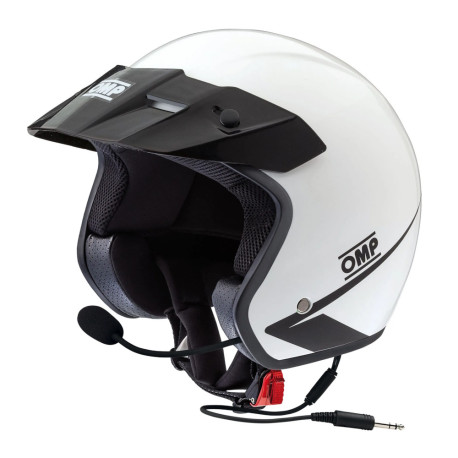 Caschi aperti Casco OMP STAR-J INTERCOM my2024, bianco | race-shop.it