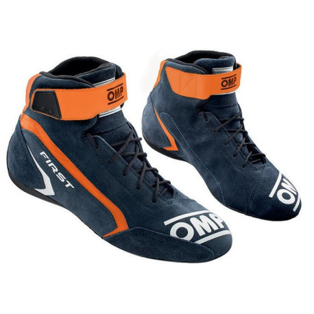 Scarpe FIA scarpe da corsa OMP FIRST blu navy/arancione | race-shop.it