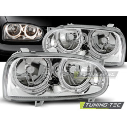 FARI ANGEL EYES CHROME per VW GOLF 3 09.91-08.97