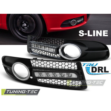 Fari COPERTURA FENDINEBBIA LED SPORT per AUDI A4 04-08 | race-shop.it