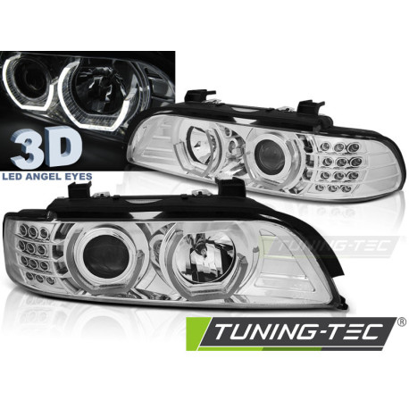 Fari FARI ANGEL EYES 3D CROMO per BMW E39 09.95-06.03 | race-shop.it