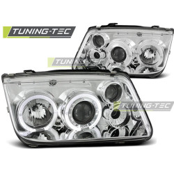 FARI ANGEL EYES CROMO per VW BORA 09.98-07.05