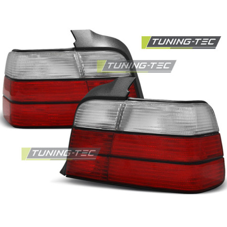 Fari FARI POSTERIORI SPORT LOOK ROSSO BIANCO per BMW E36 12.90-08.99 SEDAN | race-shop.it