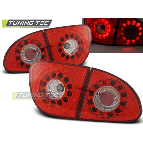 Fari LED FARI POSTERIORI ROSSO BIANCO per SEAT LEON 04.99-08.04 | race-shop.it