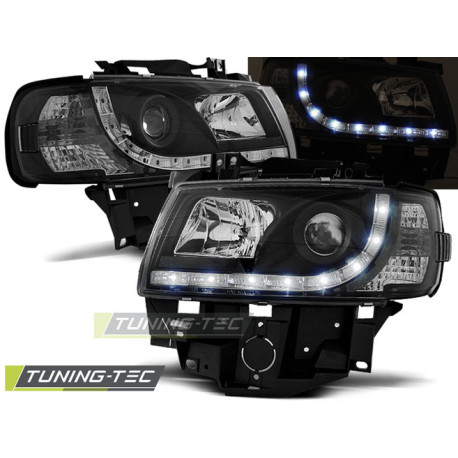 Fari FARI DAYLIGHT NERO per VW T4 08.96-03.03 BUS | race-shop.it
