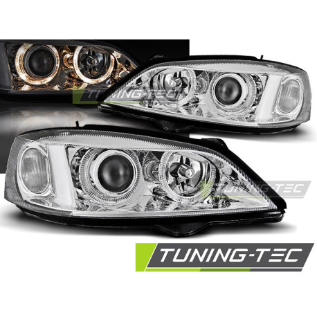 Fari OPEL ASTRA G 09.97-02.04 ANGEL EYES CROMO | race-shop.it