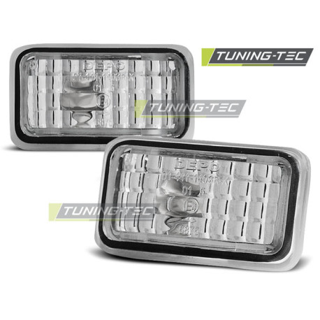 Fari INDICATORI DI DIREZIONE CROMO per VW GOLF I GOLF II CORRADO JETTA | race-shop.it