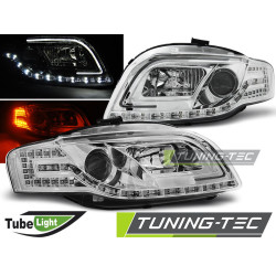FARI TUBE LIGHT CROMO per AUDI A4 B7 11.04-03.08