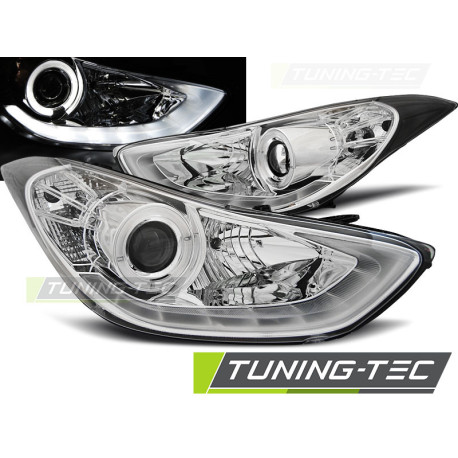 Fari HYUNDAI ELANTRA 11.10-15 CROMO DAYLIGHT LED | race-shop.it