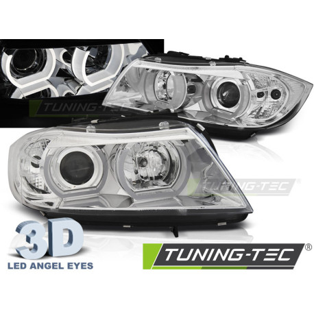 Fari FARI LUCE U-LED 3D CROMO per BMW E90/E91 03.05-08.08 | race-shop.it