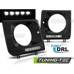 CORNICE PER FARI LED DRL NERO per MERCEDES W461,W463 01-12