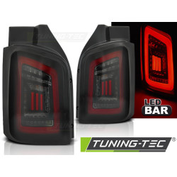 LED BAR FARI POSTERIORI SFUMATI NERO ROSSO per VW T5 04.03-09 / 10-15