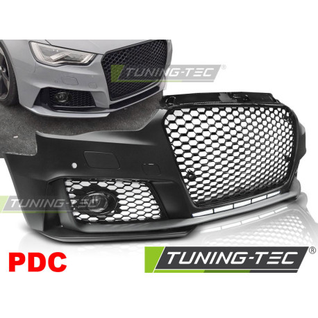 Body kit e accessori visivi PARAURTI ANTERIORE SPORT NERO LUCIDO PDC per AUDI A3 12-16 | race-shop.it