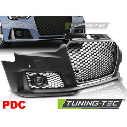 PARAURTI ANTERIORE SPORT CROMO NERO PDC per AUDI A3 12-16