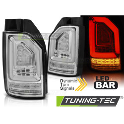 LED BAR FARI POSTERIORI CROMO SEQ per VW T6 15-19 OEM BULB