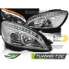 HEADLIGHTS TUBE LIGHT CHROME SEQ fits MERCEDES W204 07-10