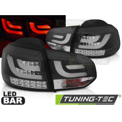 LED BAR FARI POSTERIORI NERO per VW GOLF 6 10.08-12