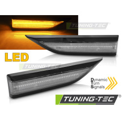 INDICATORI DI DIREZIONE NERO BIANCO LED SEQ per VW T6 15-19