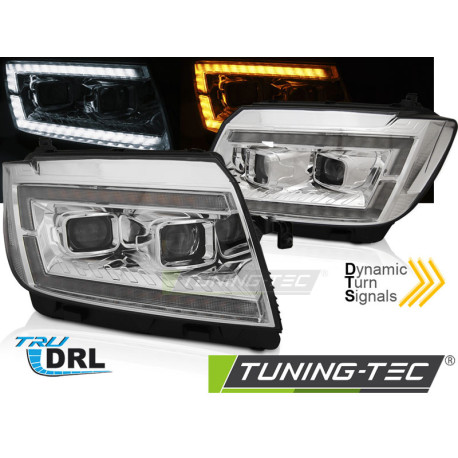 Fari FARI LUCE AL NEON CROMO DRL SEQ per VW CRAFTER II 2017- | race-shop.it