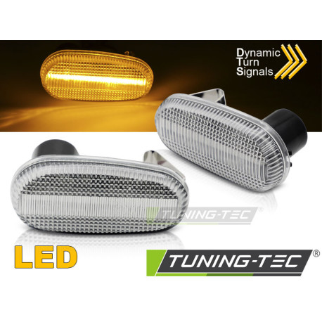 Fari INDICATORI DI DIREZIONE BIANCO LED SEQ per ALFA ROMEO MITO 147 00-04 GT | race-shop.it