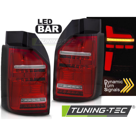 Fari LED BAR FARI POSTERIORI ROSSO BIANCO SEQ per VW T6,T6.1 15-21 OEM LED | race-shop.it