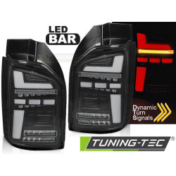 LED BAR FARI POSTERIORI NERO SEQ per VW T6 15-19 OEM LAMPADINA