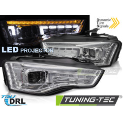 FARI A LED LED CHROME SEQ per AUDI A5 11-16