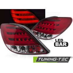 PEUGEOT 207 3D/5D 05.06-06.09 ROSSO BIANCO LED BAR