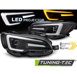 LED FARI DRL NERO per SUBARU WRX 14-22