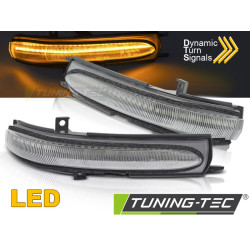 FRECCE NELLO SPECCHIETTO BIANCO LED SEQ per HONDA CIVIC 04-06 ACCORD 02-08