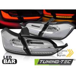 LED FANALI POSTERIORI CHROME per FORD FIESTA MK8 17-21 HATCHBACK