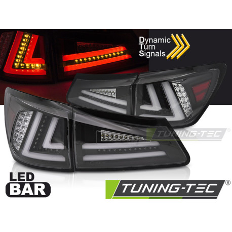 Fari LED FANALI POSTERIORI NERO LED SQL per LEXUS IS II 06-13 | race-shop.it