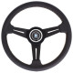 Volanti Volante sportivo a 3 razze Nardi Classic ND33, 330mm, pelle, razze scanalate, calice 40mm, nero | race-shop.it