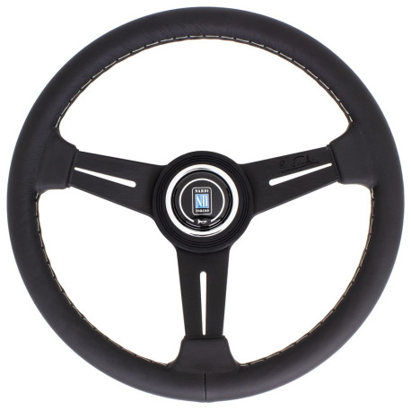 Volanti Nardi Classic ND33 Steering Wheel, leather, 40mm Dish, black spokes | race-shop.it