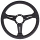 Volanti Volante sportivo a 3 razze Nardi Classic ND33, 330mm, pelle, razze scanalate, calice 40mm, nero | race-shop.it