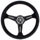 Volanti Nardi Deep Corn Steering Wheel, Suede, 50mm Dish, 330mm | race-shop.it