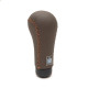 Pomelli cambio e freni a mano Nardi Prestige Shift Knob in Brown Leather | race-shop.it