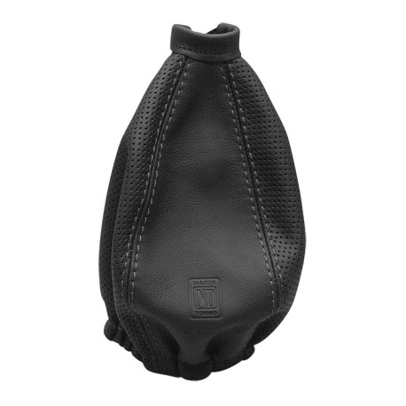 Pomelli cambio e freni a mano Nardi Cuffia del cambio, pelle nera traforata | race-shop.it