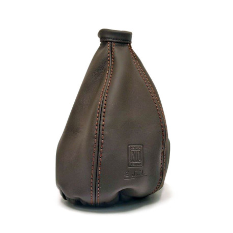 Pomelli cambio e freni a mano Nardi Gear Gaiter in Brown Leather | race-shop.it