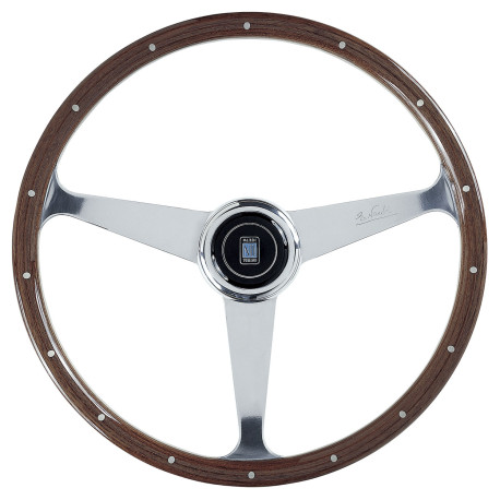 Volanti Nardi "Anni 50" Steering Wheel, Wood, 45mm Dish, 380mm | race-shop.it