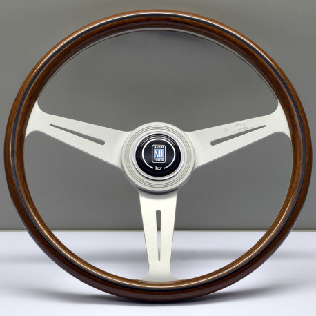 Volanti Nardi Classic ND36 Steering Wheel, Wood, 40mm Dish (Large Hub) | race-shop.it