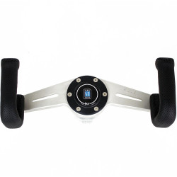 Nardi 2Spokes Steering Wheel, leather, 330mm