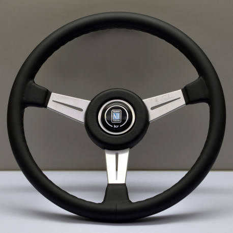 Volanti Volante sportivo a 3 razze Nardi Classic ND36, 360mm, pelle, calice 40mm, nero/cromo | race-shop.it