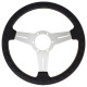 Volanti Nardi Classic ND33 Steering Wheel, leather, 40mm Dish, satin spokes | race-shop.it
