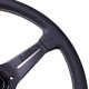 Volanti Nardi Deep Corn Steering Wheel, leather, Italia Stitching, 50mm Dish, 330mm | race-shop.it