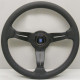 Volanti Nardi Deep Corn Steering Wheel, leather, Italia Stitching, 75mm Dish, 350mm | race-shop.it