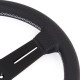 Volanti Nardi Competition Steering Wheel, leather, 40mm Dish, 330mm, black spokes | race-shop.it