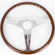 Volanti Nardi Classic ND34 Steering Wheel, Wood, 40mm Dish | race-shop.it
